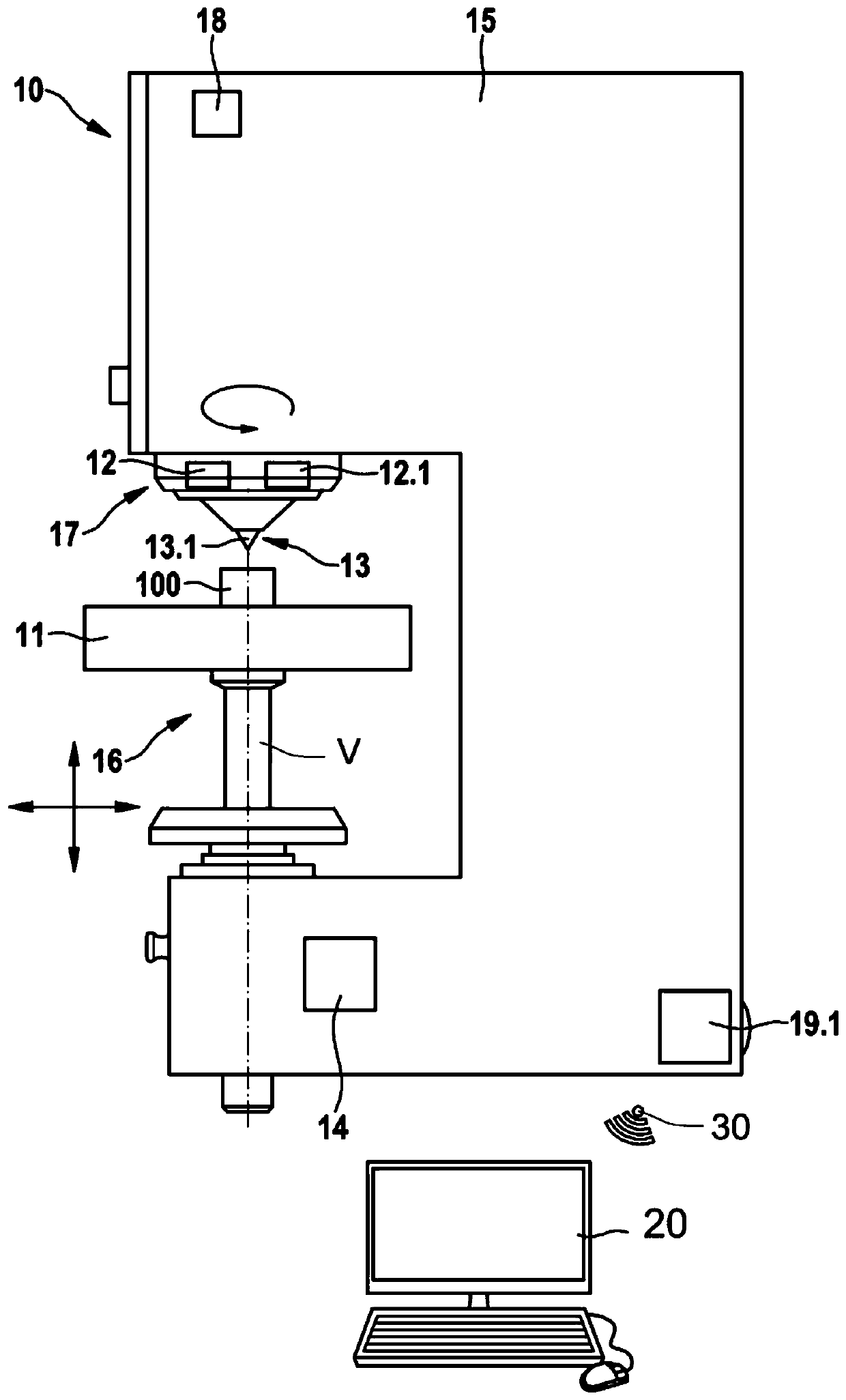 Device and method for automatic workpiece inspection