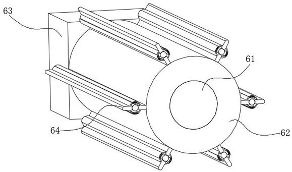 Feeding device for material tank during iron and steel processing