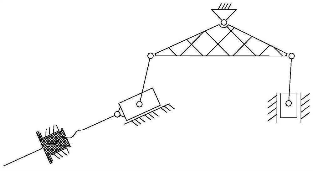 Large-tonnage metal bending transmission mechanism