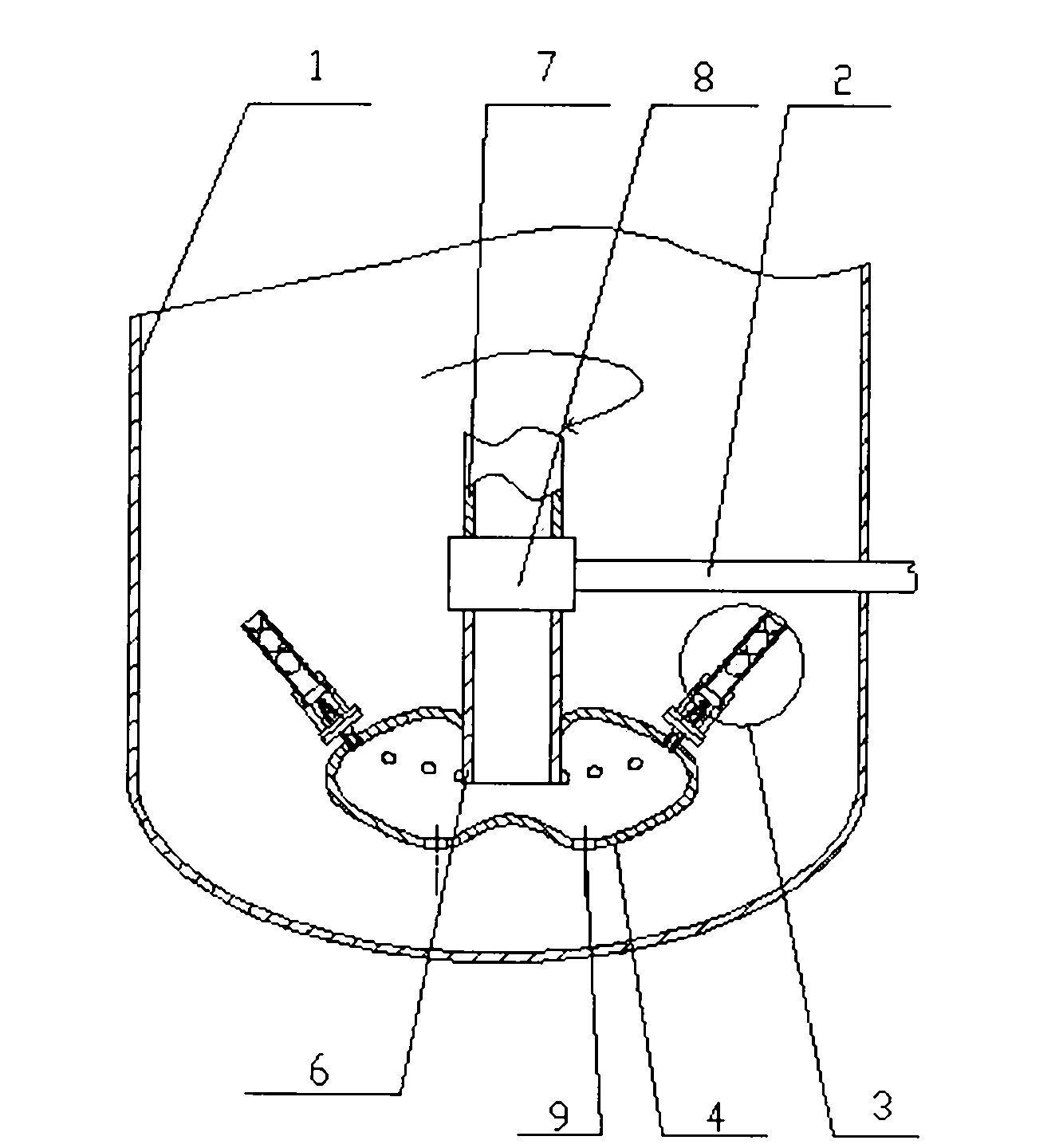 Gas distributor for gas-liquid dispersion