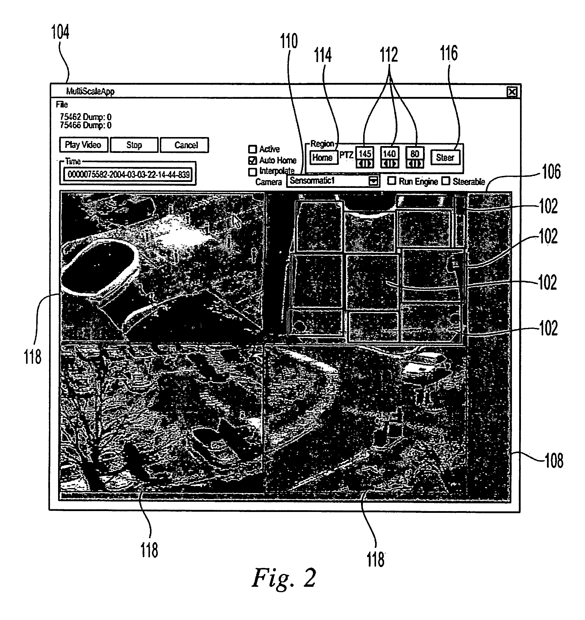 Automatic Multiscale Image Acquisition from a Steerable Camera