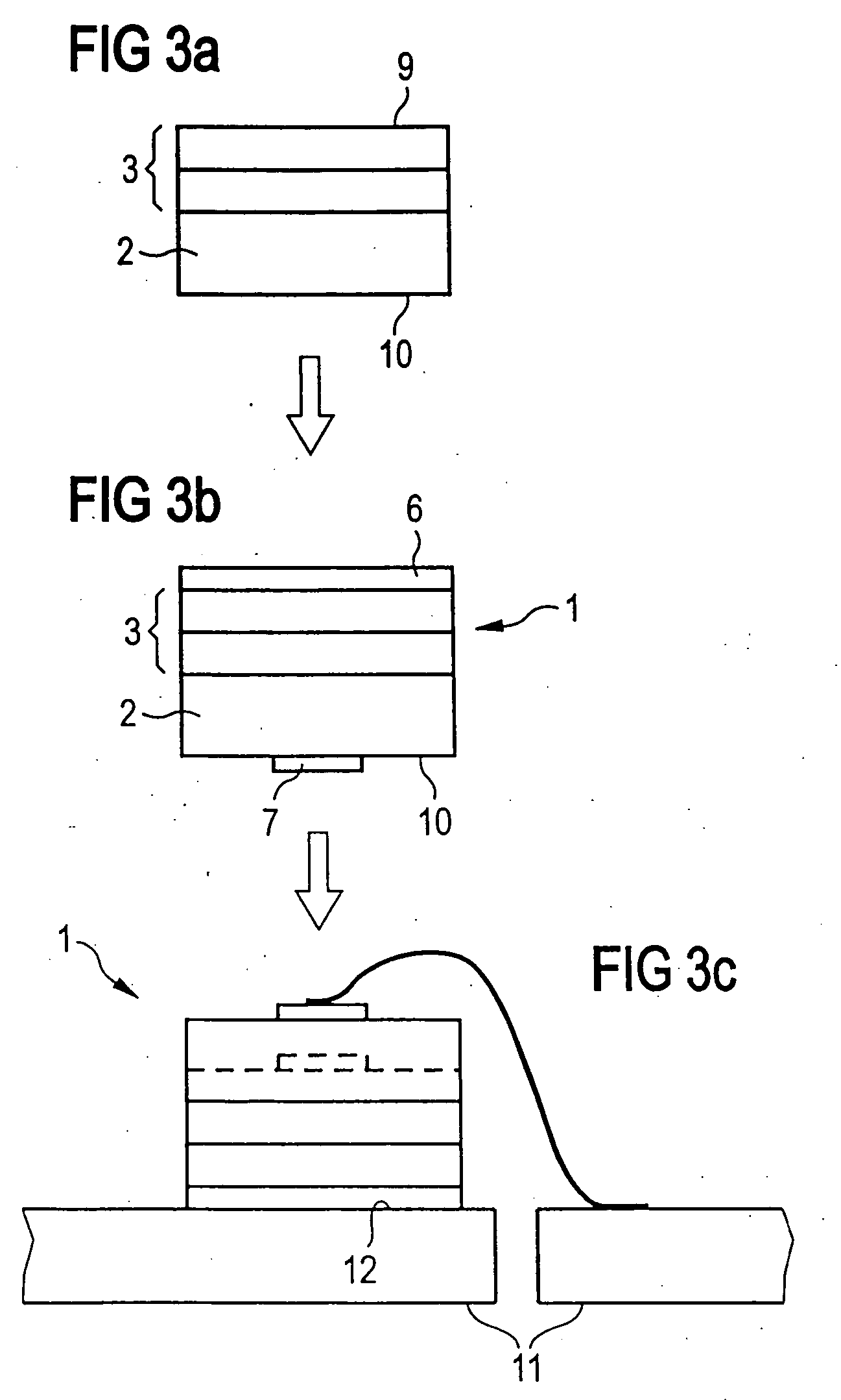 GaN-based light emitting-diode chip and a method for producing same