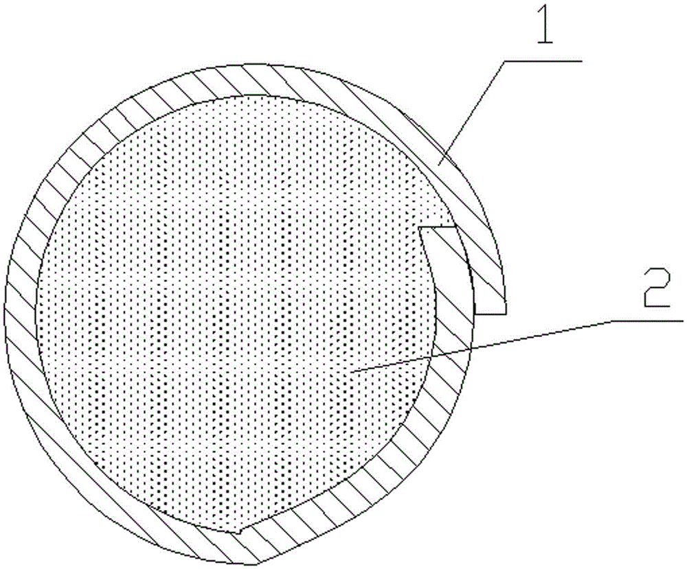 Tubular braze coating material