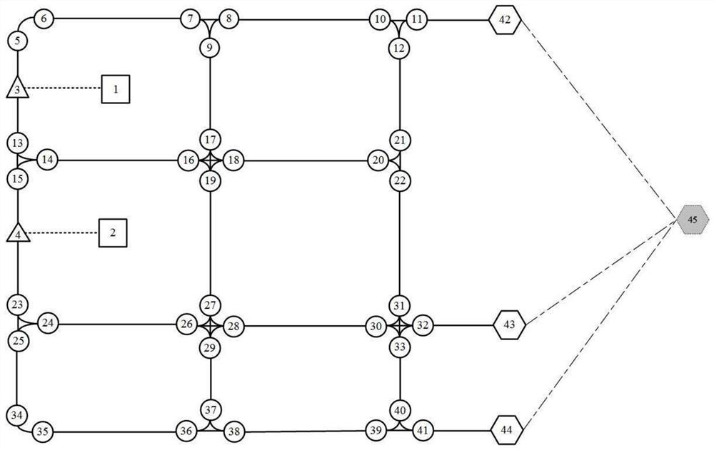 Public transport evacuation route planning method based on reversible lane and intersection conflict elimination