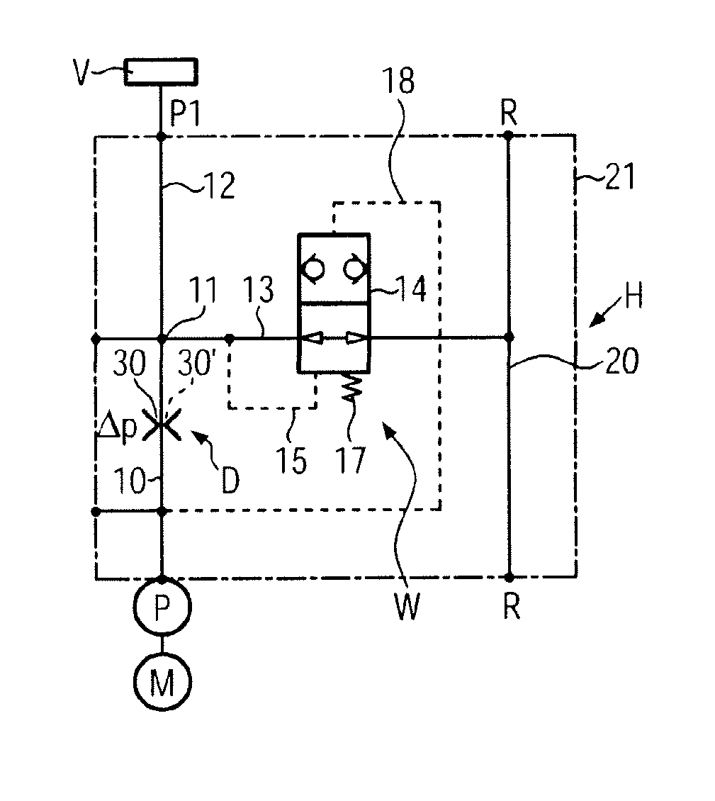 Hydraulic control device and pressure switch