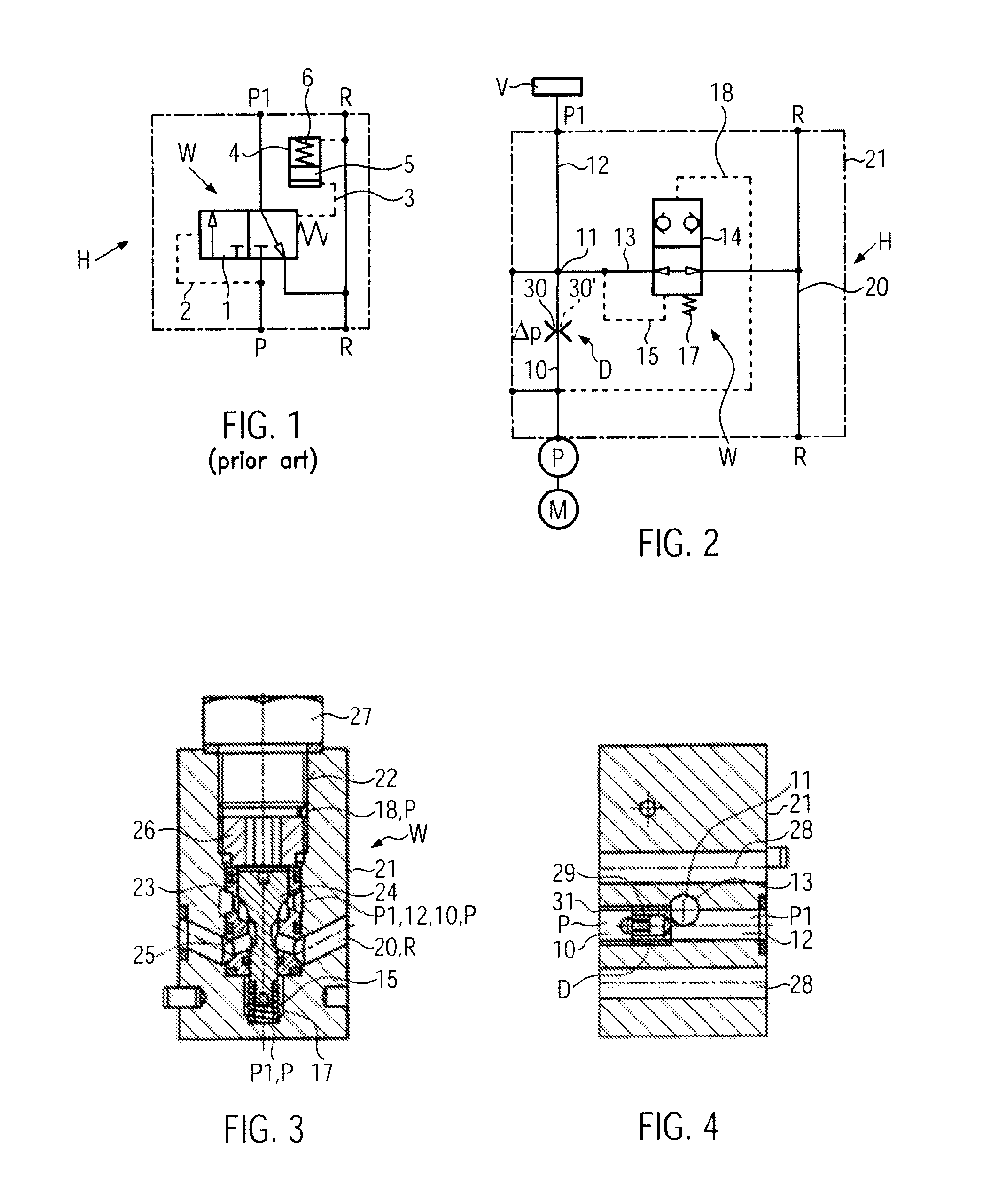 Hydraulic control device and pressure switch