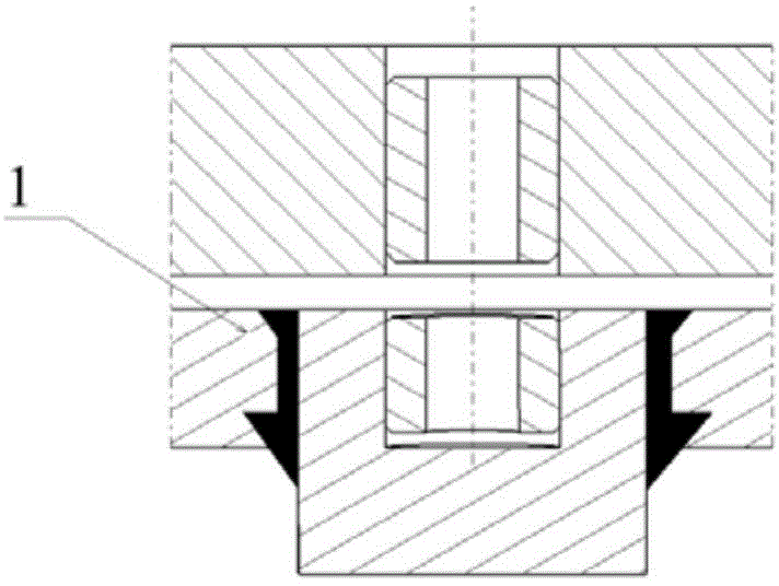 Carbon fiber composite material forming tool