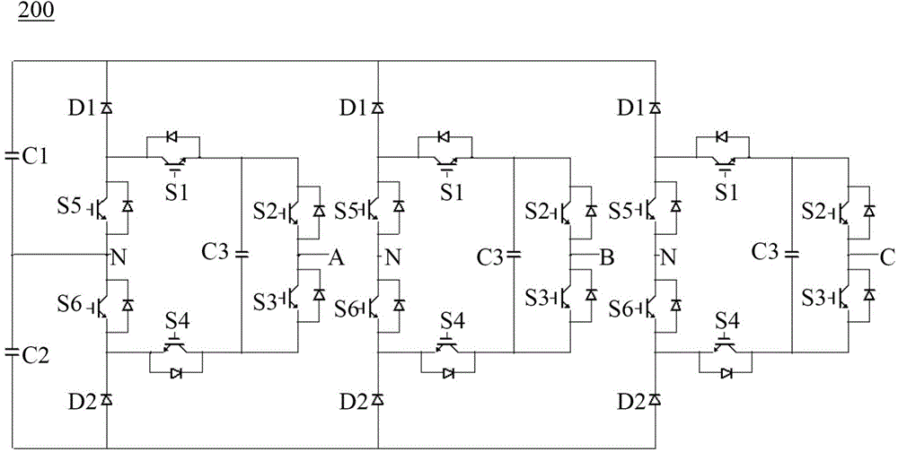 Five-level rectifier