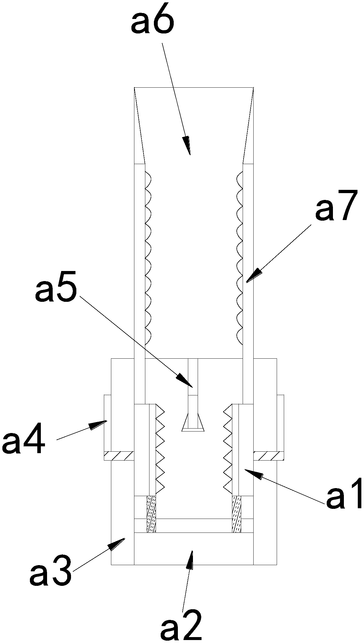 Juice extractor equipment for snow pear juice containing rock candy