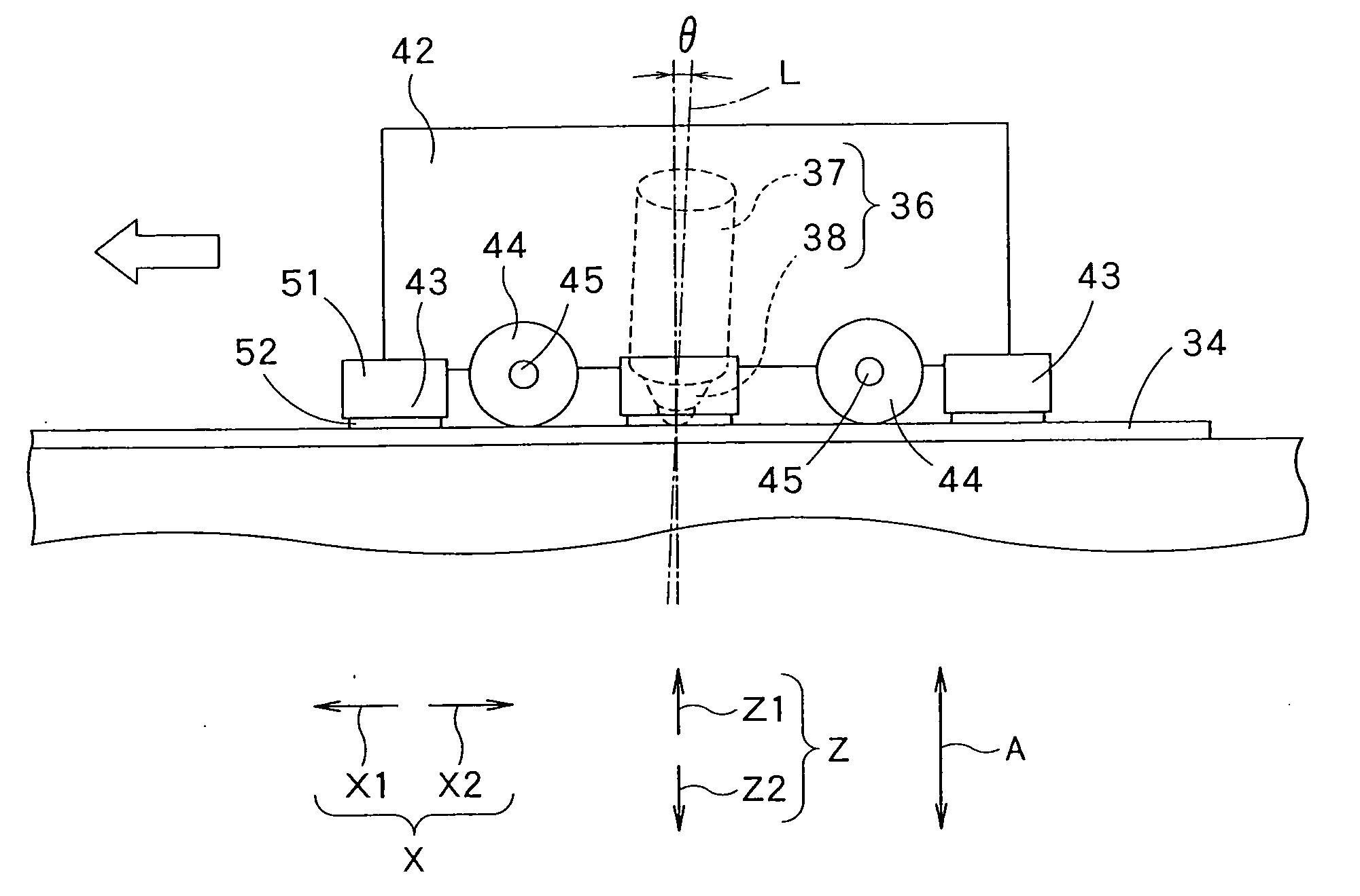 Sticking pad, friction stir welding machine and friction stir welding system