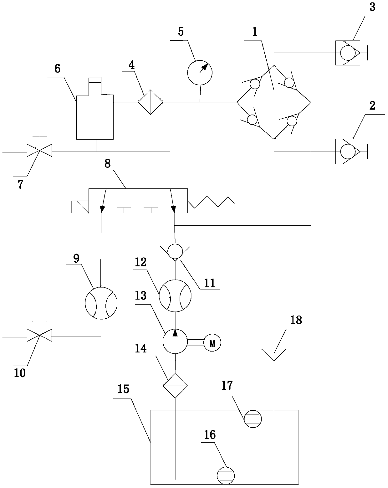 Automatic gearbox oil-exchanging device and operating method thereof