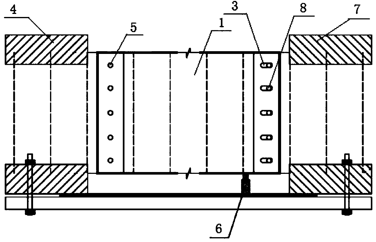 Mounting method for bridge closure segment wavy steel web