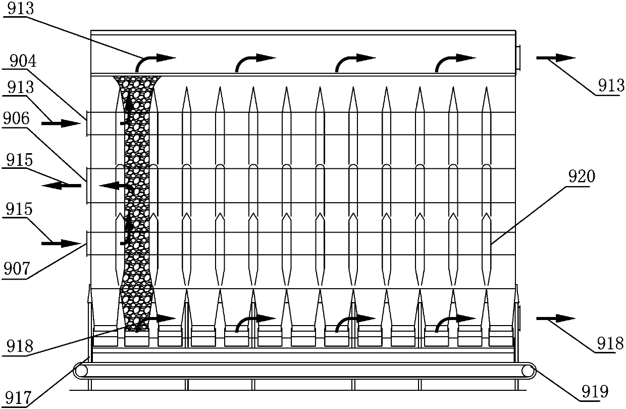 Safe and energy-saving environmental coal drying system