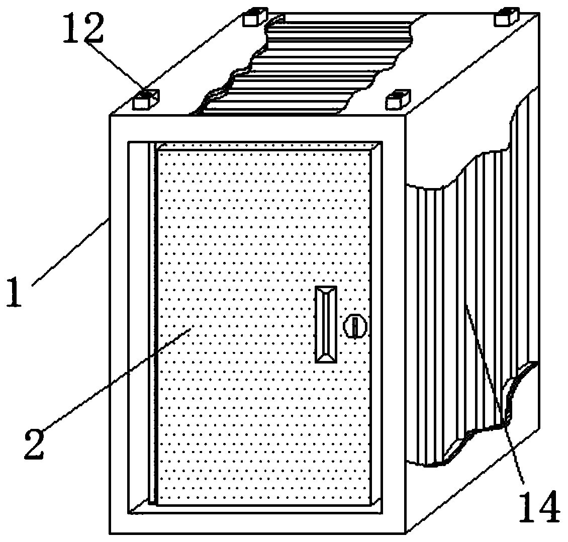 Pressure-proof sealed fireproof file cabinet