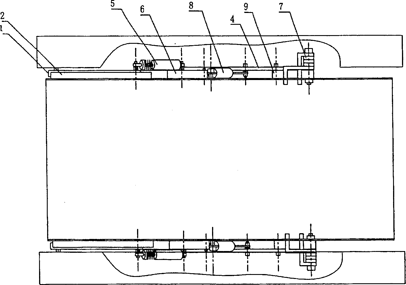 Deformed crawler belt system