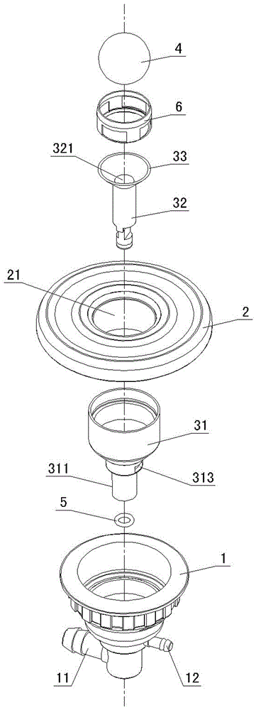 Hydrodynamic massage ball