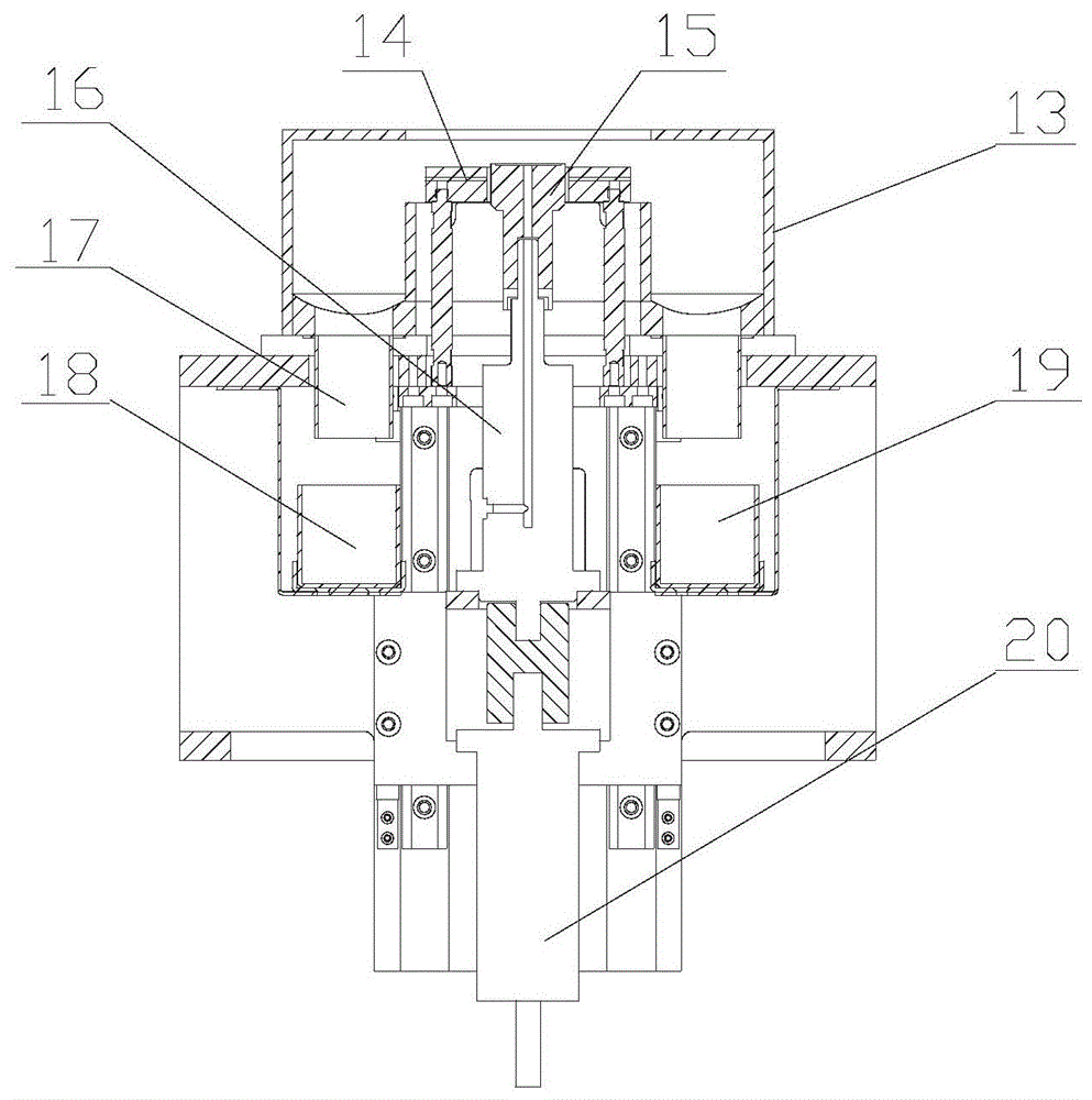 A spin-coating device for coating a solid molten substance on a wafer surface