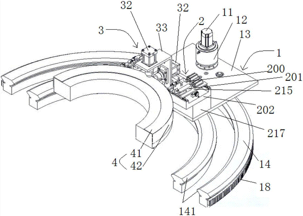 Bidirectional correcting device for incomplete circular-arc-shaped workpiece