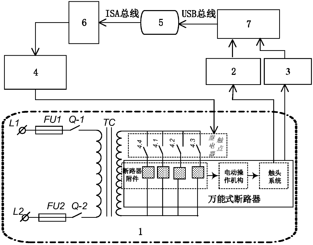 Universal circuit breaker mechanical fault diagnosis method based on feature fusion of vibration and sound signals