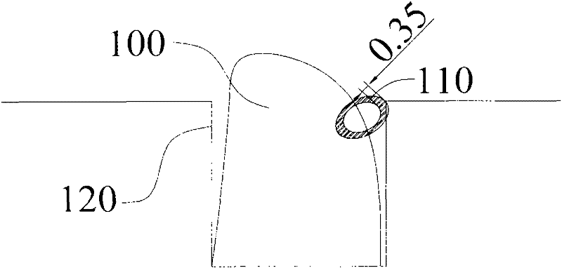 Composite conductive rubber strip