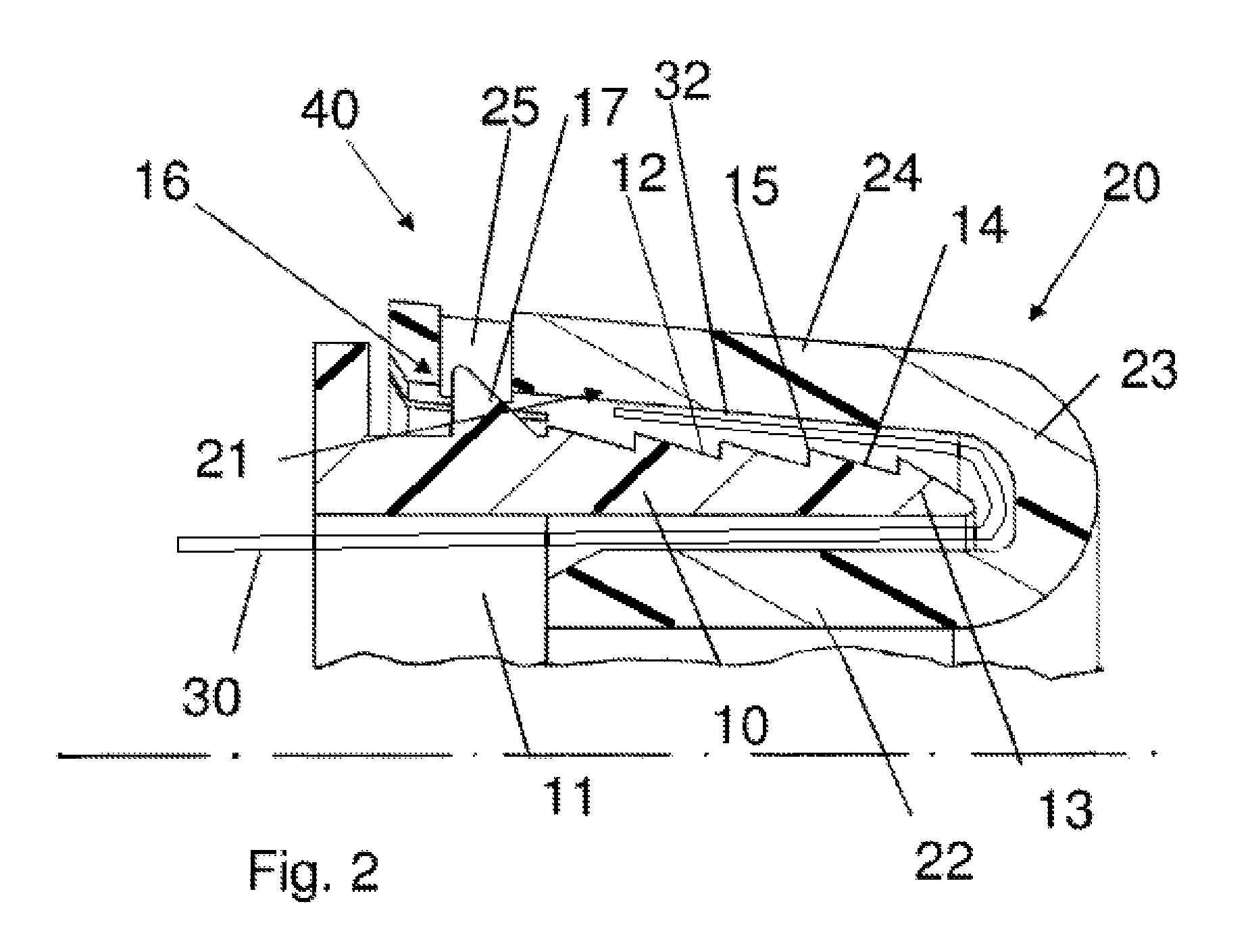 Connecting socket for filter hoses