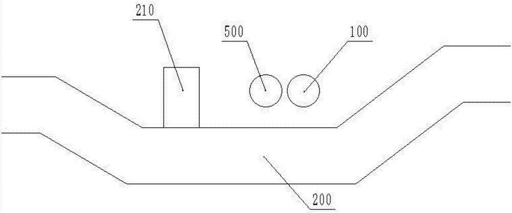 Construction method of underground pipe gallery passing through underground concrete water pipeline