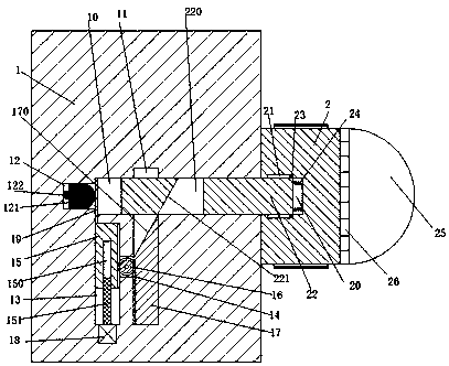 Improved LED (Light-emitting Diode) lamp device