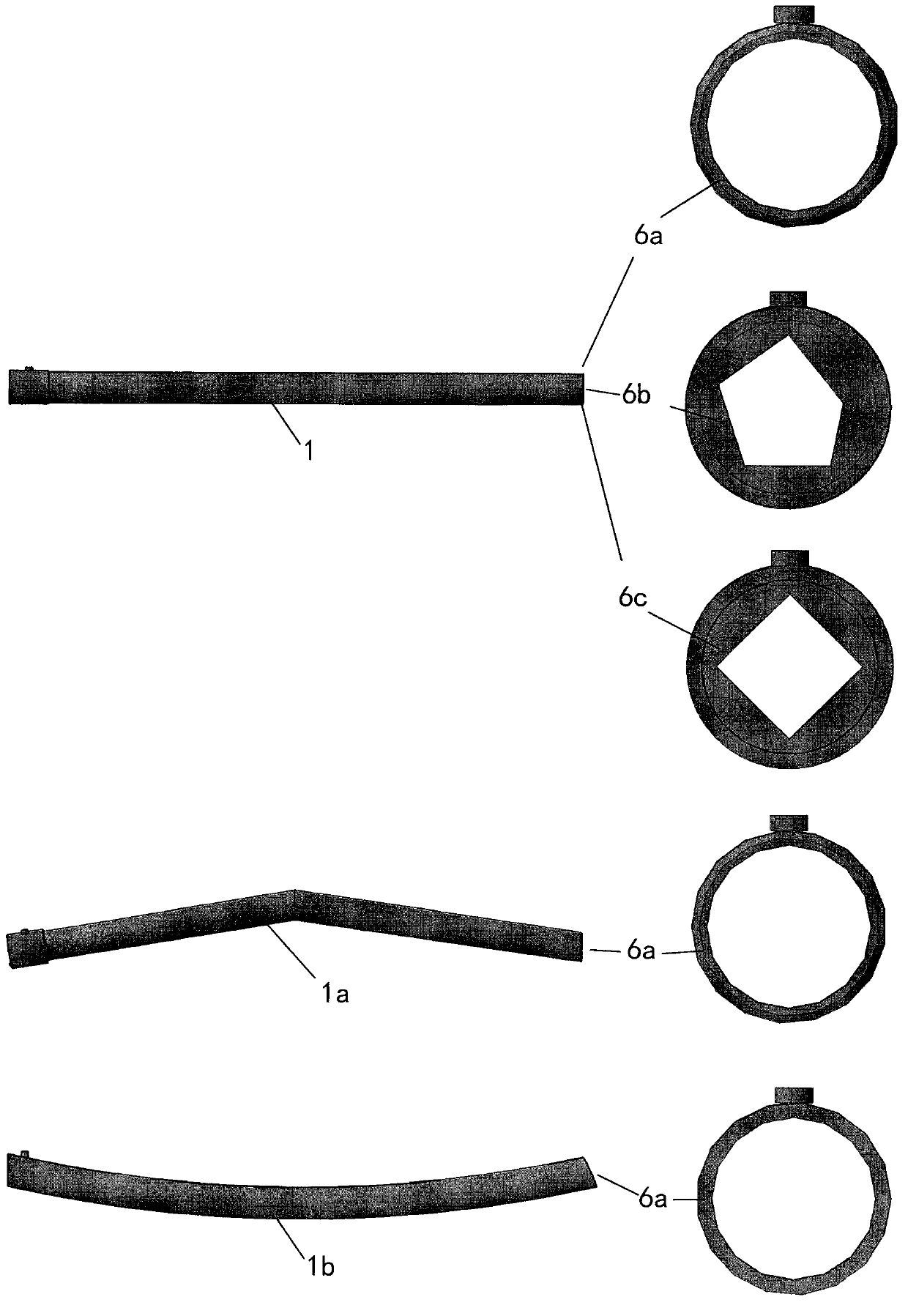 Multifunctional medical treatment material in-vivo implantation device