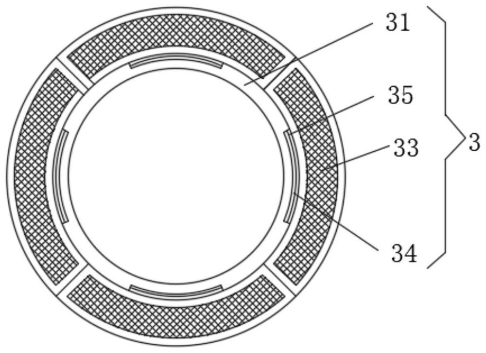 A split type air purification device