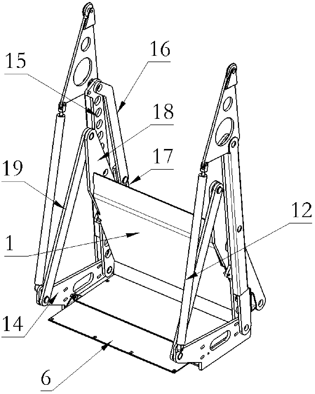 Ramp emergency evacuation door