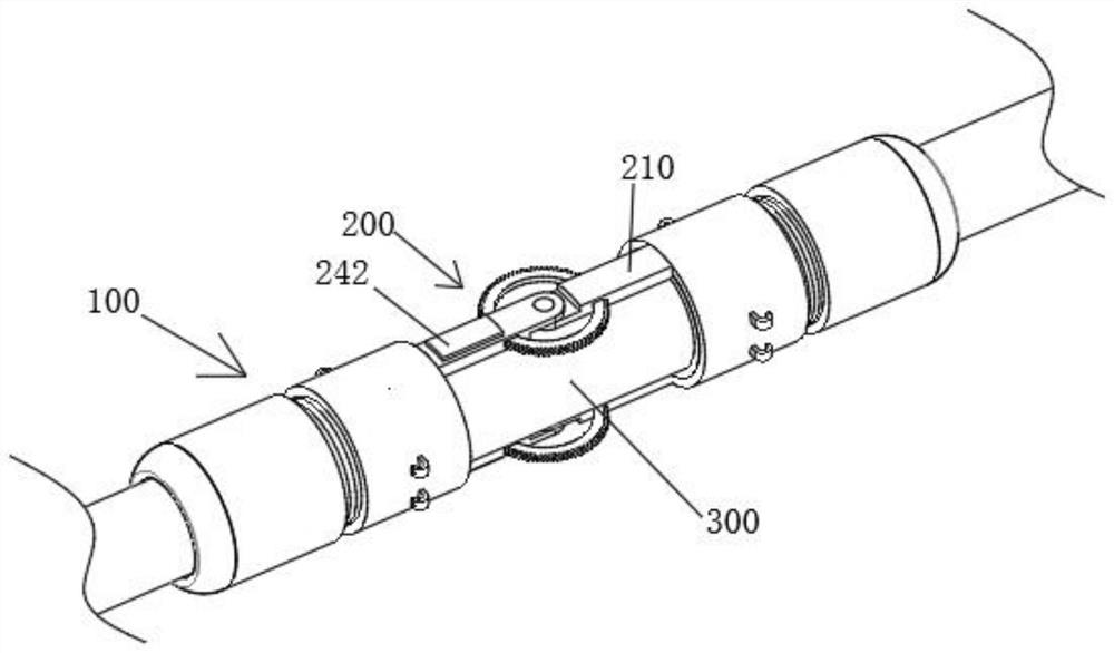 Water guide pipe capable of being quickly butted and disassembled and used for fabricated buildings