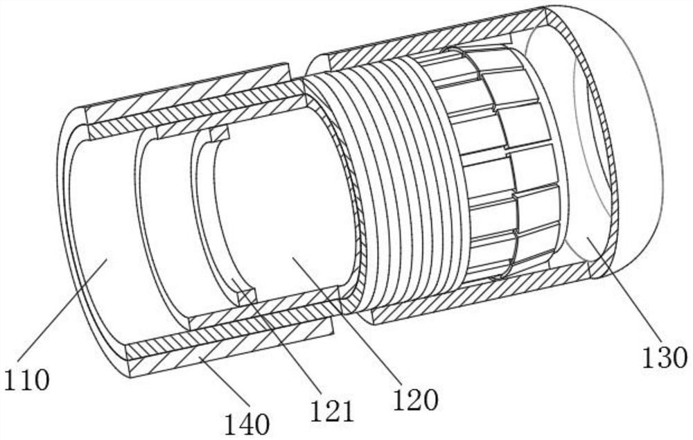 Water guide pipe capable of being quickly butted and disassembled and used for fabricated buildings