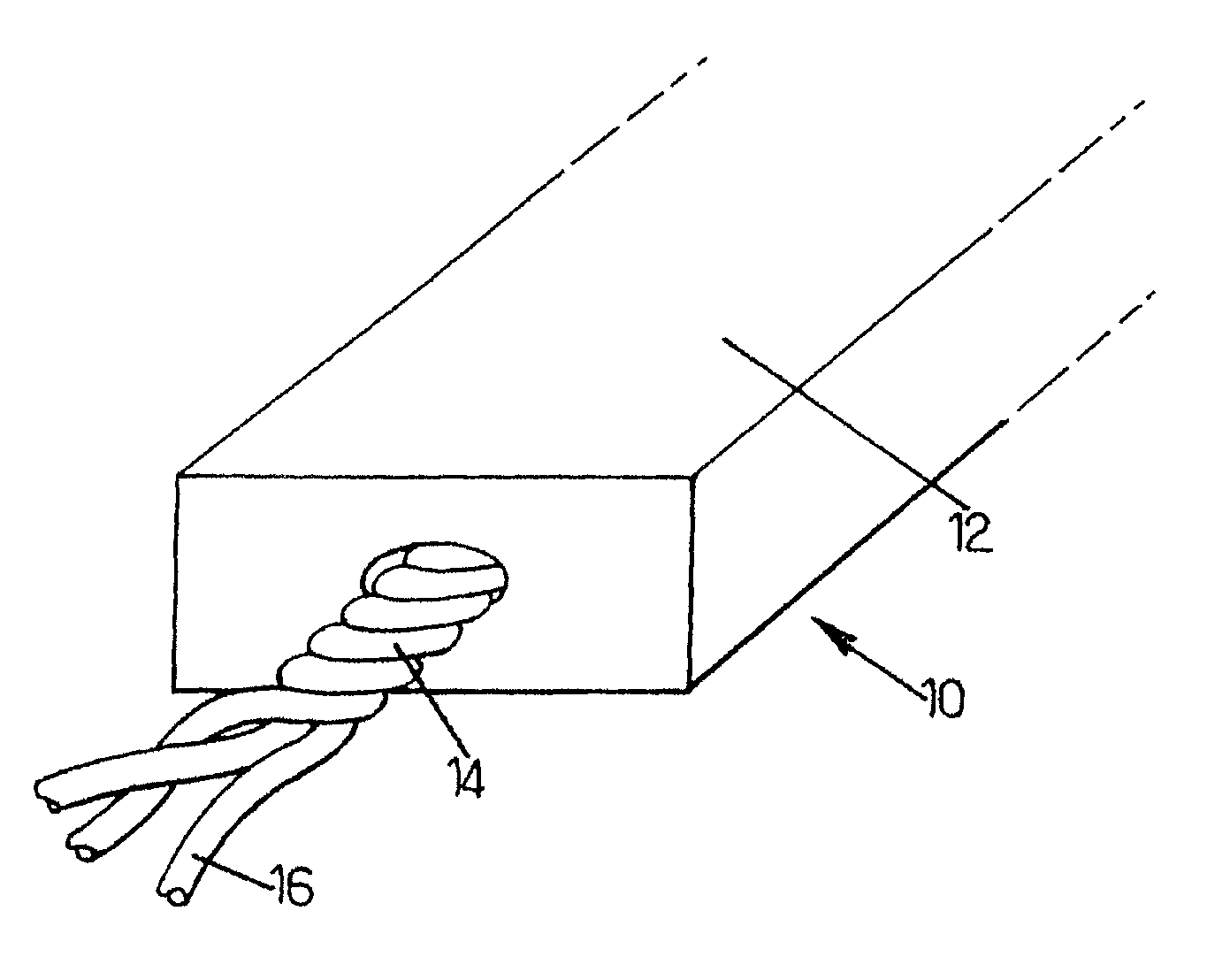 Reinforced stabilising strip intended for use in reinforced earth structures