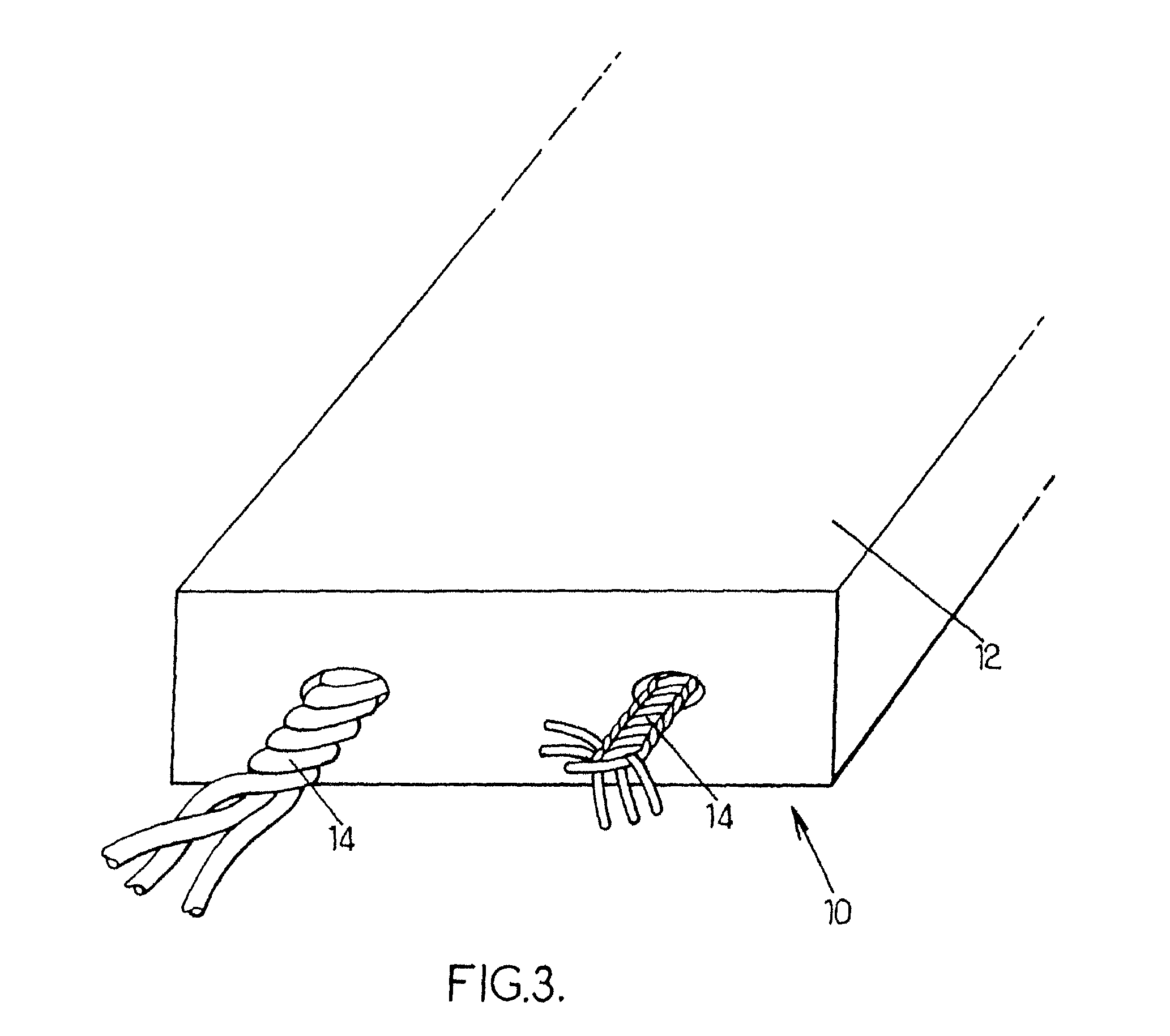 Reinforced stabilising strip intended for use in reinforced earth structures