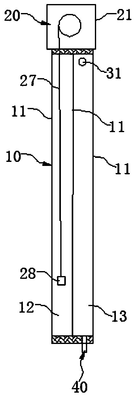 Hollow glass structure