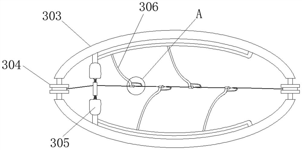 Cotton thread impurity removal device for spinning