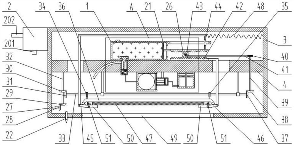 Indoor intelligent fire protection guarantee device based on Internet of Things