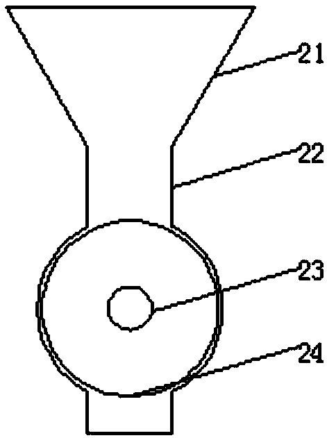 Small crucian carp flattening and deep scaling equipment for food processing