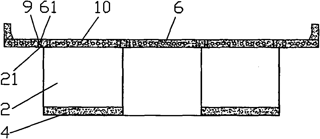 Steel-concrete combined continuous rigid frame bridge construction method for cantilever jointing steel box section