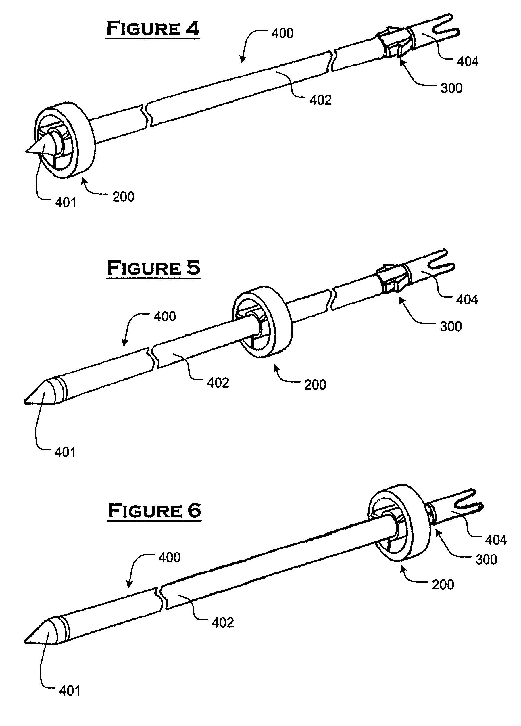 Sliding arrow stabilizer