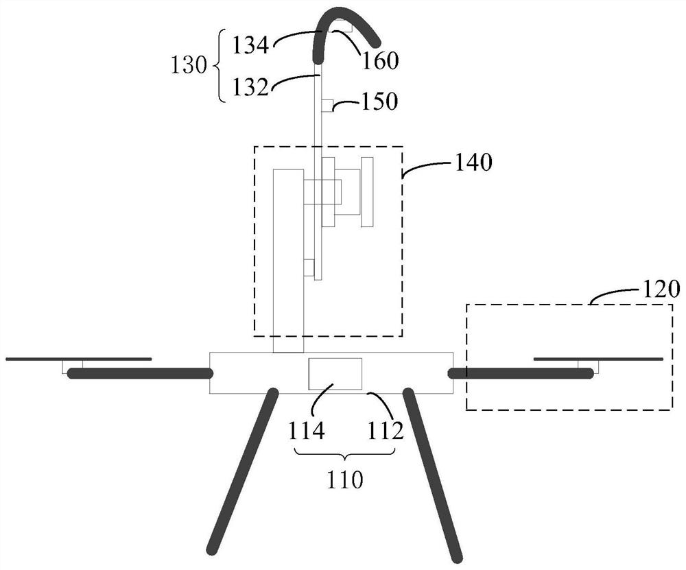 Inspection robot, online control method and device for inspection robot