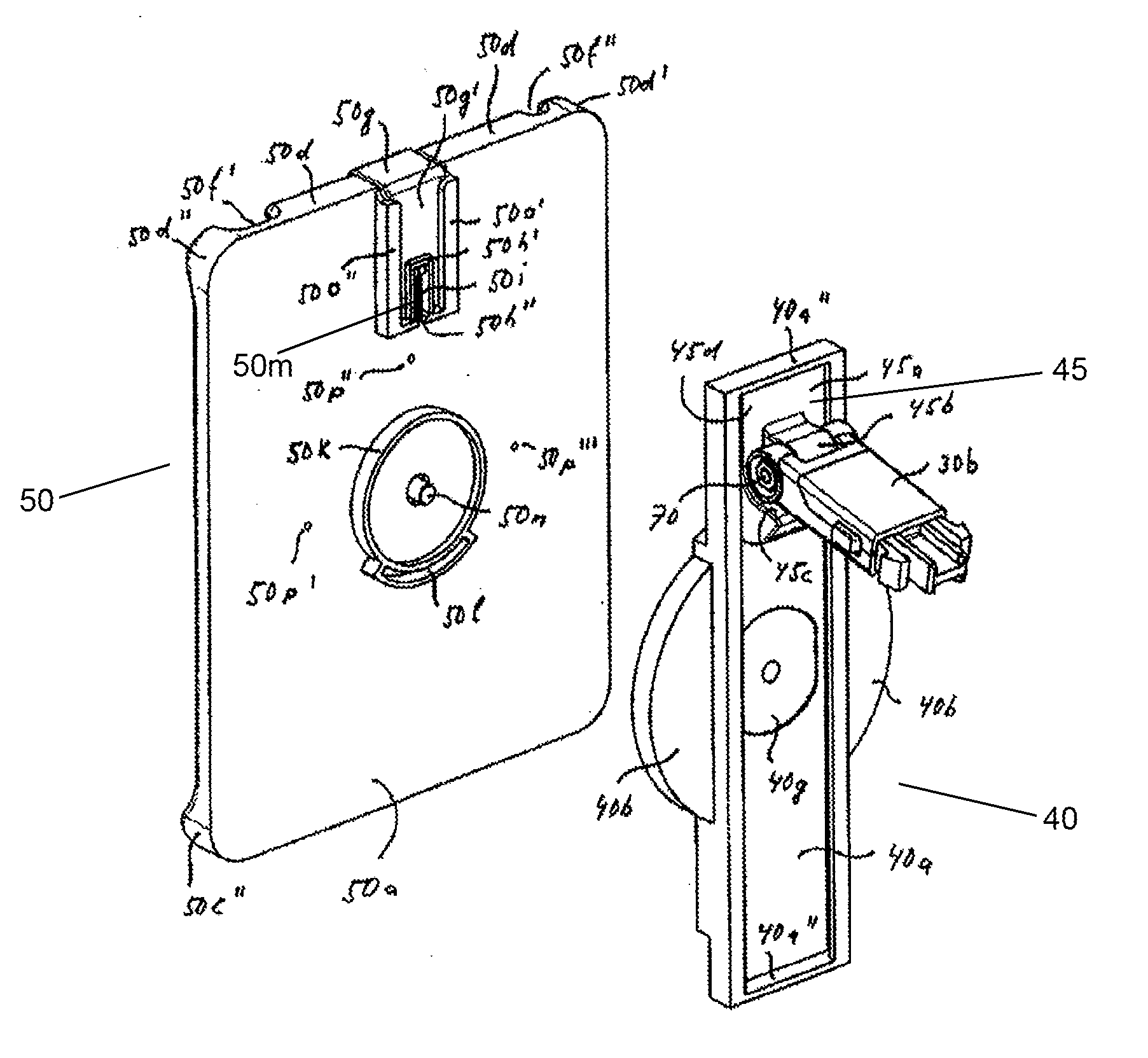 Device for attaching a tablet computer