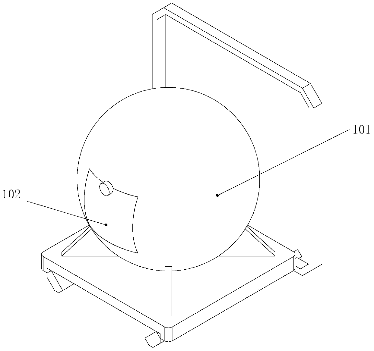 Detection method and detection die body for treatment precision of MRI positioning gamma knife