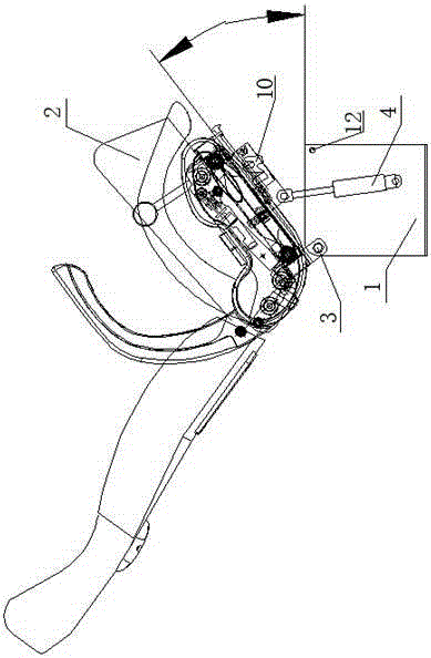 Overturning locking mechanism for integrally-turnable passenger seat of large-sized and medium-sized buses