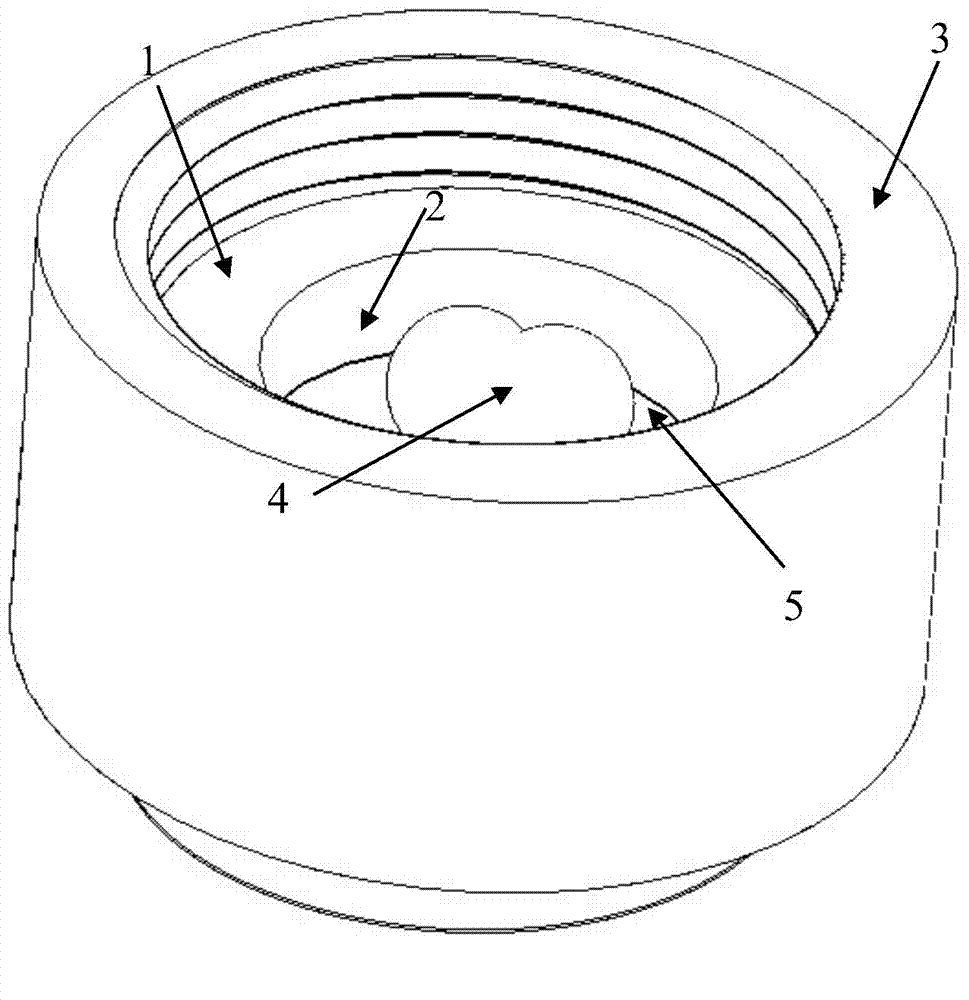 Articular cartilage microstructure nanoindentation inlaying and water-retaining sample stage and experiment method