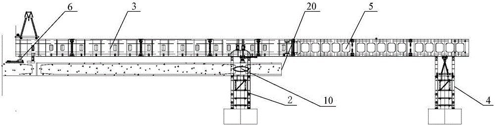 Ascending type movable formwork box beam concrete pouring construction method