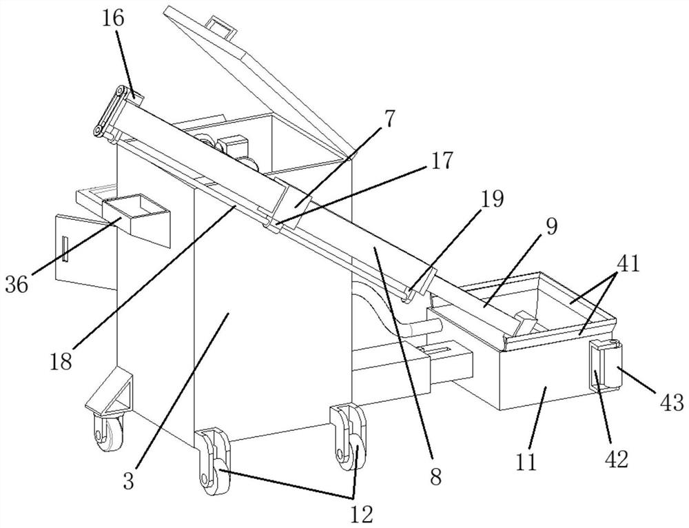 Full-automatic wall painting device for building construction