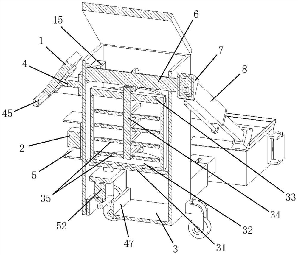 Full-automatic wall painting device for building construction