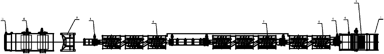 A kind of energy-saving and high-efficiency loose rope washing process and device