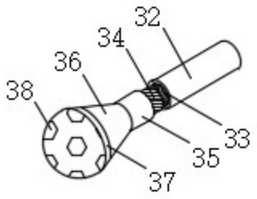 Conveniently-detached drencher with telescopic structure for animal husbandry and veterinary medicine